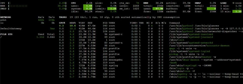 2022-04-29-16_55_56-vhost01-Proxmox-Virtual-Environment-e1730209282757-1024x355 System-Monitoring mit Glances