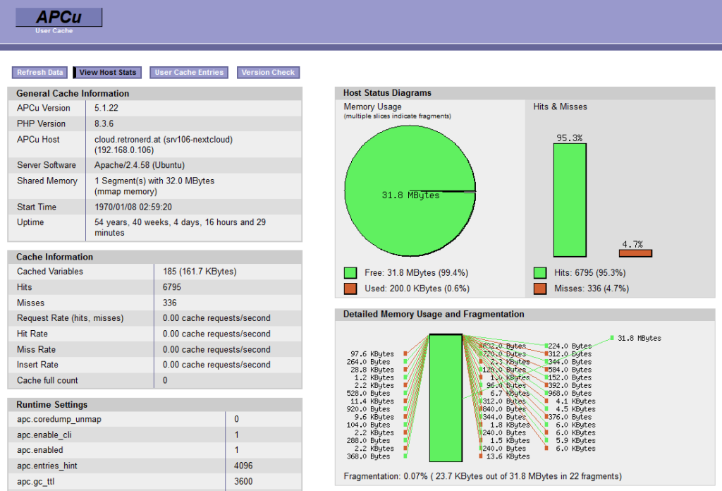 2024-10-18-22_22_24-APCu-INFO-srv106-nextcloud-192.168.0.106-–-Mozilla-Firefox-1024x696 Nextcloud durch Caches beschleunigen