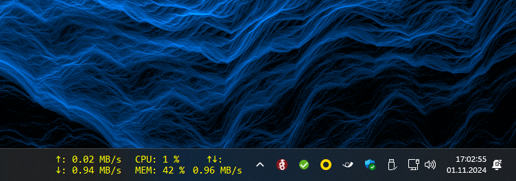 2024-11-01-17_02_55- Windows 11: NetSpeedMonitor-Alternative nutzen