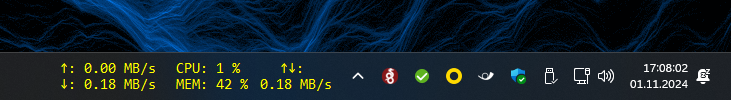 2024-11-01-17_08_02- Windows 11: NetSpeedMonitor-Alternative nutzen